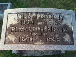 Elizabeth <I>Mentz</I> Brophy 