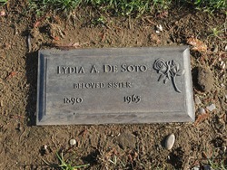 Lydia A. <I>Rodness</I> De Soto 