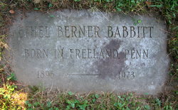 Ethel Mae <I>Berner</I> Babbitt 