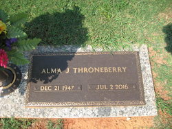 Alma Jean <I>Brock</I> Throneberry 