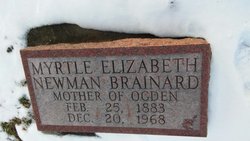 Myrtle Elizabeth <I>Newman</I> Brainard 