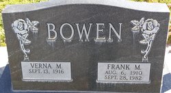 Frank M Bowen 