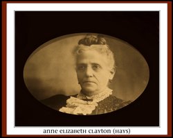 Anne Elizabeth <I>Hays</I> Clayton 