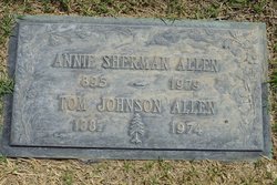 Annie Hardin <I>Sherman</I> Allen 