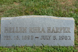Hellen C <I>Rhea</I> Harper 