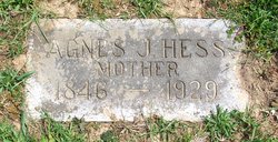 Agnes Jane <I>Baker</I> Hess 