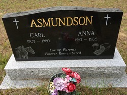 Anna “Annie” <I>Sawka</I> Asmundson 