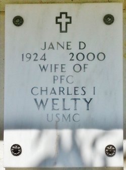 Jane D Welty 