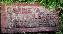Carrie Alice <I>Merriam</I> Learn 