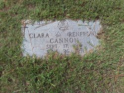 Clara <I>Renfrow</I> Cannon 