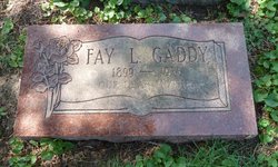Fay Lillian <I>Kellar</I> Gaddy 