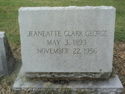 Jeanette <I>Clark</I> George 