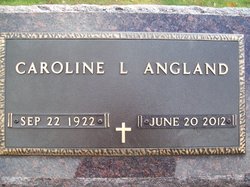 Caroline Louise <I>Behrens</I> Angland 