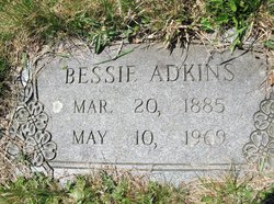 Bessie Nora <I>Cross</I> Adkins 