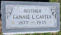 Fannie Louella <I>Dotson</I> Carter 