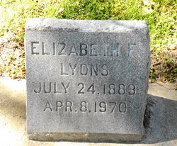 Elizabeth Frances <I>Fitzgerald</I> Lyons 