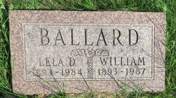 Lela Deliah <I>Hillyer</I> Ballard 