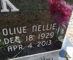 Olive Nellie <I>Strout</I> Buck 