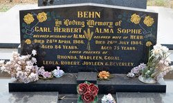 Alma Sophie <I>Klingberg</I> Behn 