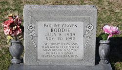Pauline <I>Craven</I> Boddie 