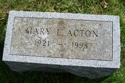 Mary L. <I>Austin</I> Acton 