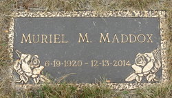 Muriel Mabel <I>Peet</I> Maddox 
