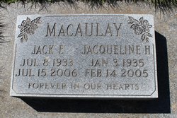 Jacqueline Helen <I>Pettit</I> MacAulay 