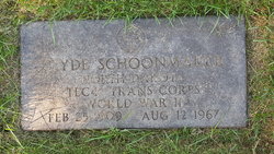 Clyde Henry Schoonmaker 