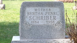 Bertha Pearl <I>Sturgeon</I> Schriber 