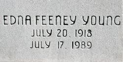 Edna Gertrude <I>Feeney</I> Young 