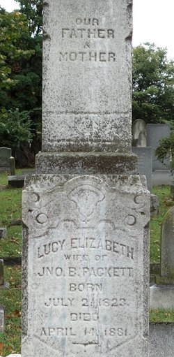 Lucy Elizabeth <I>Washington</I> Packett 