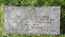 Dwight Erwin Dutcher 