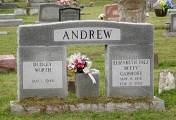 Elizabeth Inez “Betty” <I>Garriott</I> Andrew 