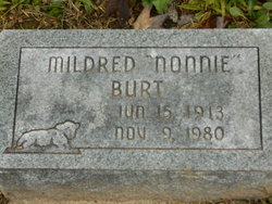 Mildred “Nonnie” Burt 