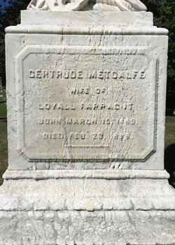Mary Gertrude <I>Metcalfe</I> Farragut 