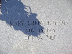 Mary <I>Green</I> Johnson 