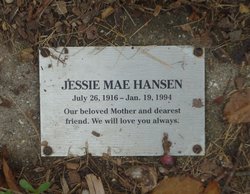 Jessie Mae Hansen 