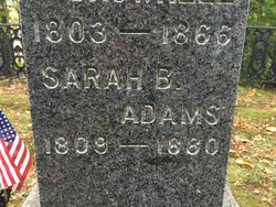 Sarah B Adams 
