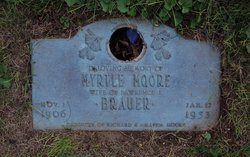Myrtle Amelia <I>Moore</I> Brauer 