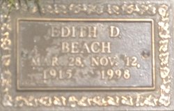 Edith D. <I>Herring</I> Beach 