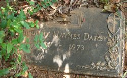 Dorothy <I>Haynes</I> Darby 
