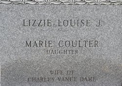 Marie Coulter <I>Cole</I> Dame 