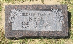 Mildred Frances <I>Earp</I> Neer 