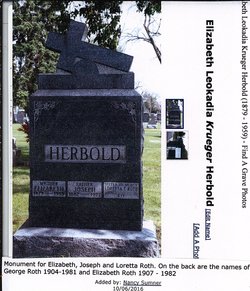 Elizabeth Leokadia <I>Krueger</I> Herbold 