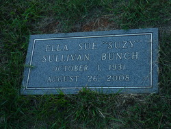 Ella Sue “Suzy” <I>Sullivan</I> Bunch 