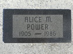 Alice Minnie <I>Schuneman</I> Power 