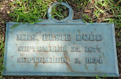 Mrs Elsie <I>Cook</I> Dodd 