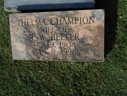 Thelma <I>Champion</I> Beeler 