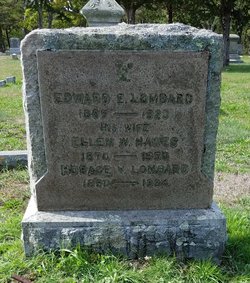 Ellen W “Nellie” <I>Hawes</I> Lombard 