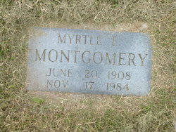 Myrtle Evelyn <I>Aldridge</I> Montgomery 